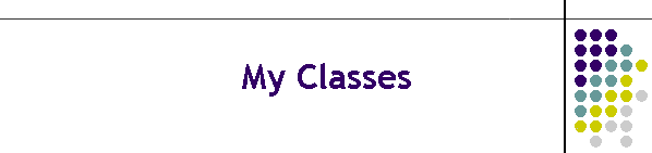 My Classes